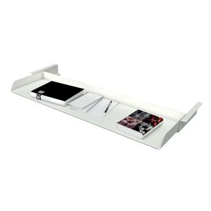 Brayden Studio Leontine 125cm H x 6cm W Desk Keyboard Tray white 8.0 H x 110.0 W x 30.0 D cm