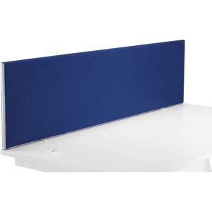 Ebern Designs Fehringer Upholstered Desktop Screen blue 40.0 H x 160.0 W x 3.0 D cm