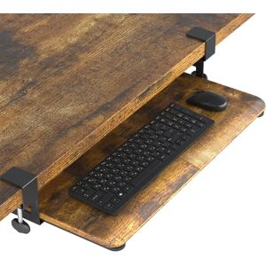 Inbox Zero 4.5Cm H x 65Cm W Desk Keyboard Tray/Drawer brown 4.5 H x 65.0 W x 30.0 D cm