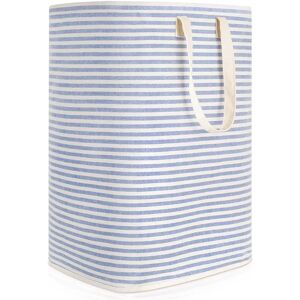 Highland Dunes 72L Freestanding Laundry Hamper pink/gray/blue/white 60.0 H x 40.0 W x 30.0 D cm