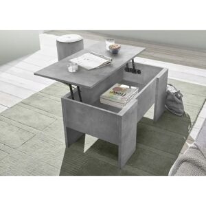 Wade Logan Mccoin Solid Wood Lift Top Coffee Table with Storage gray 47.0 H x 92.0 W x 50.0 D cm