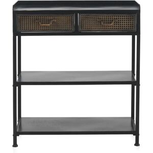 Rio Wachter Sideboard black/gray 85.0 H x 75.5 W x 38.0 D cm