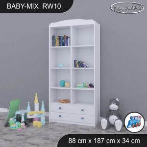 Happy Babies Baby Mix 88Cm Cube Unit white 187.0 H x 88.0 W x 34.0 D cm