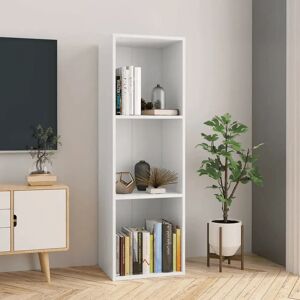 Brayden Studio Aliso Book Cabinet/TV Cabinet Engineered Wood Highboard Cupboard Bookshelf white