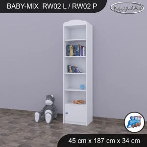 Happy Babies 45Cm Cube Unit white 187.0 H x 45.0 W x 34.0 D cm