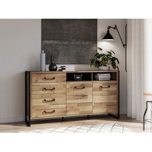 Mercury Latrobe Sideboard black/brown 90.7 H x 168.8 W x 41.5 D cm