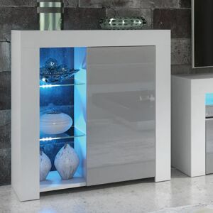 Metro Alizzon 75 Cm Wide Server gray/white 83.0 H x 75.0 W x 35.0 D cm