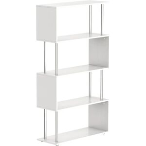 Latitude Run Lorentzen Bookcase white 145.0 H x 80.0 W x 30.0 D cm