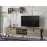 World Menagerie Chavtika Entertainment Unit for TVs up to 55" brown/gray/white