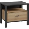 Ebern Designs Mekael Manufactured Wood Bedside Table