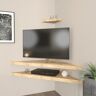 Alpen Home Mensi Screwless Designed TV Stand for TVs up to 55" brown 5.0 H x 120.0 W x 49.0 D cm