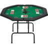 Freeport Park 130cm 8 - Player Foldable Poker Table 76.0 H x 130.0 W x 120.0 D cm