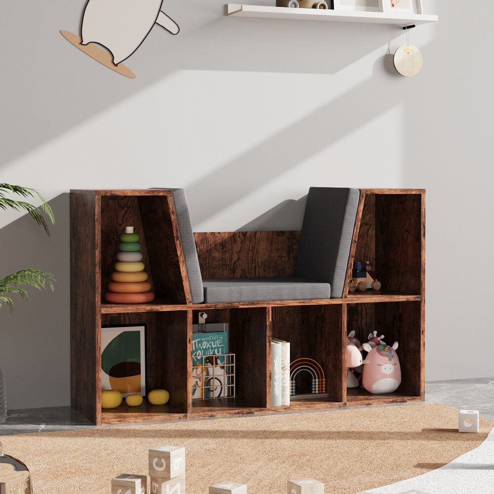 17 Stories Reld 65cm H X 103cm W Kids Bookcase Brown 65cm H X 103cm W X 31cm D