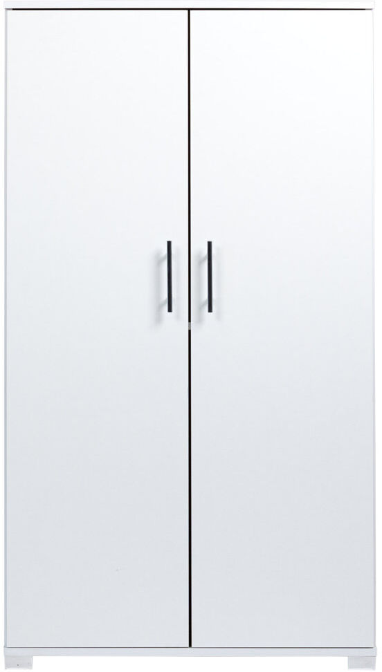 Rebrilliant Bucoli Tall Storage Cupboard, 2 Door Locking, Wooden File Cabinet Satin 185cm H X 80cm W X 40cm D