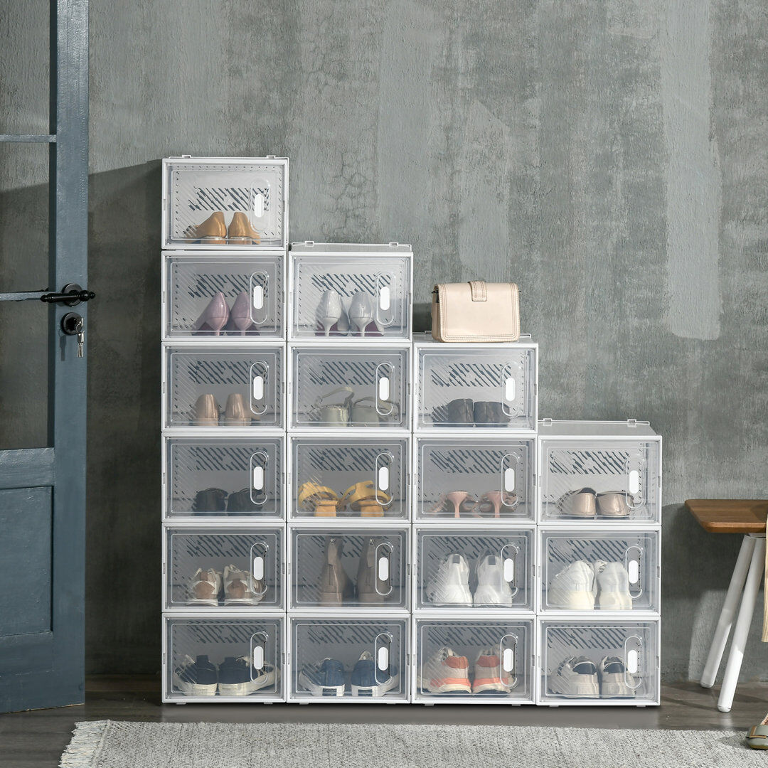 Rebrilliant Modular Storage Organizer White;Clear 18