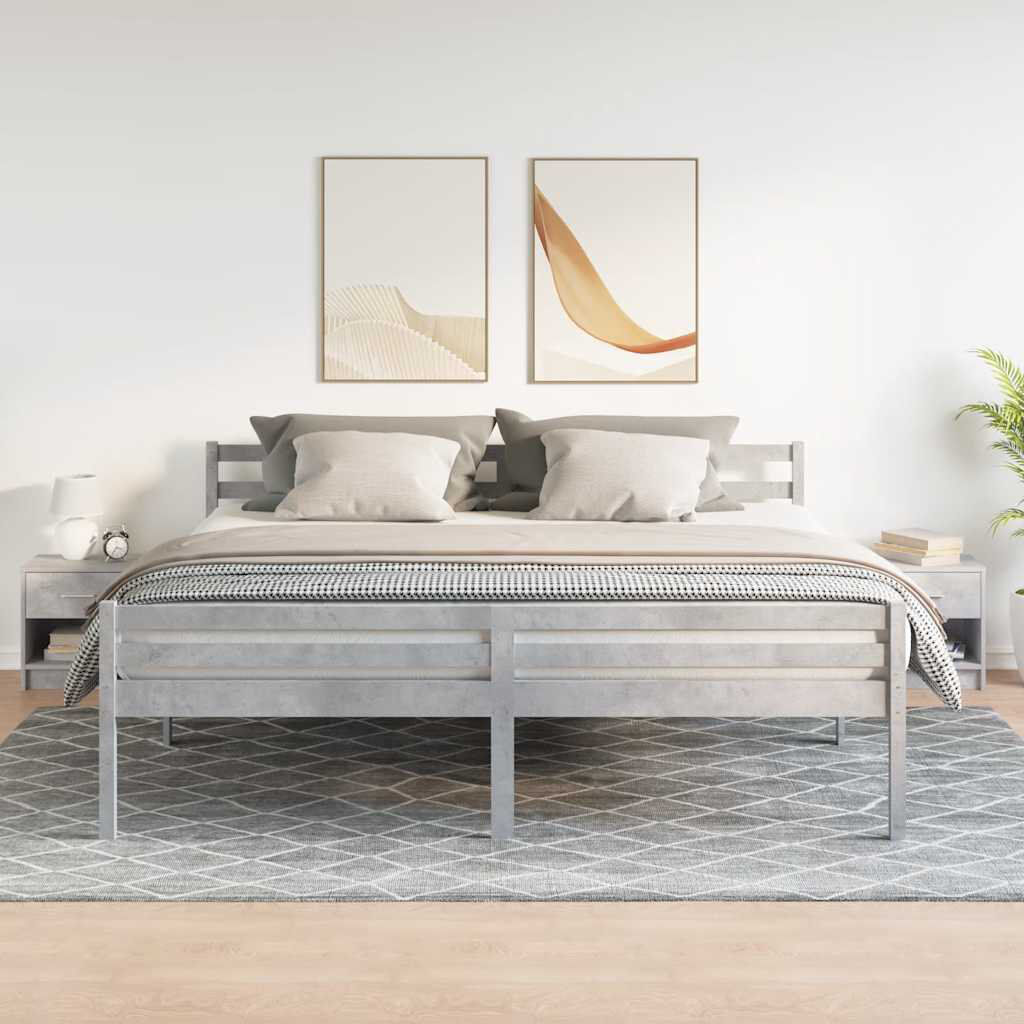 17 Stories Bedside Cabinets 2 Pcs With Drawer 39X28x41 Cm Concrete Grey 41cm H X 39cm W X 28cm D