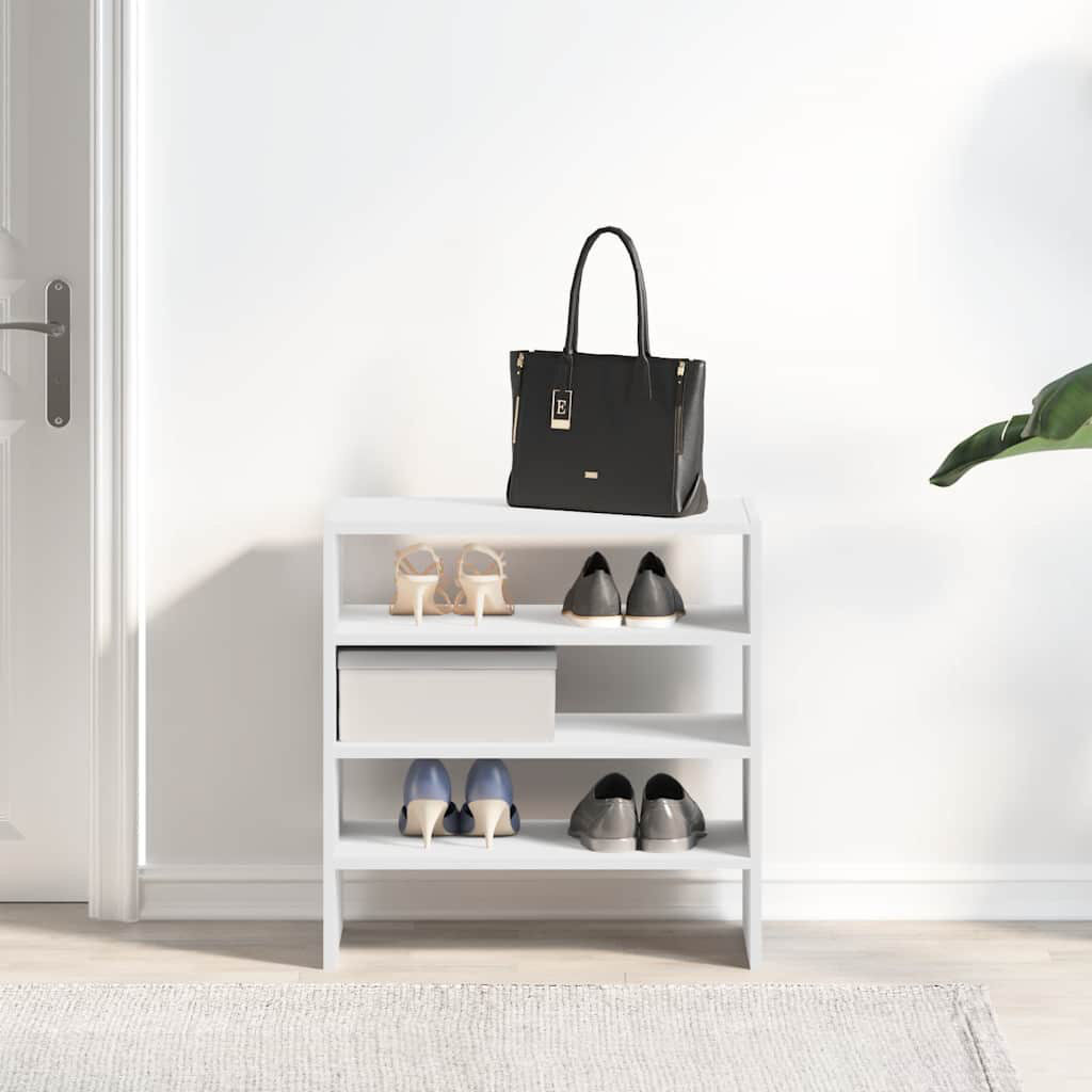 Latitude Run Shoe Racks 2 Pcs Stackable 60X30x30.5 Cm White 6