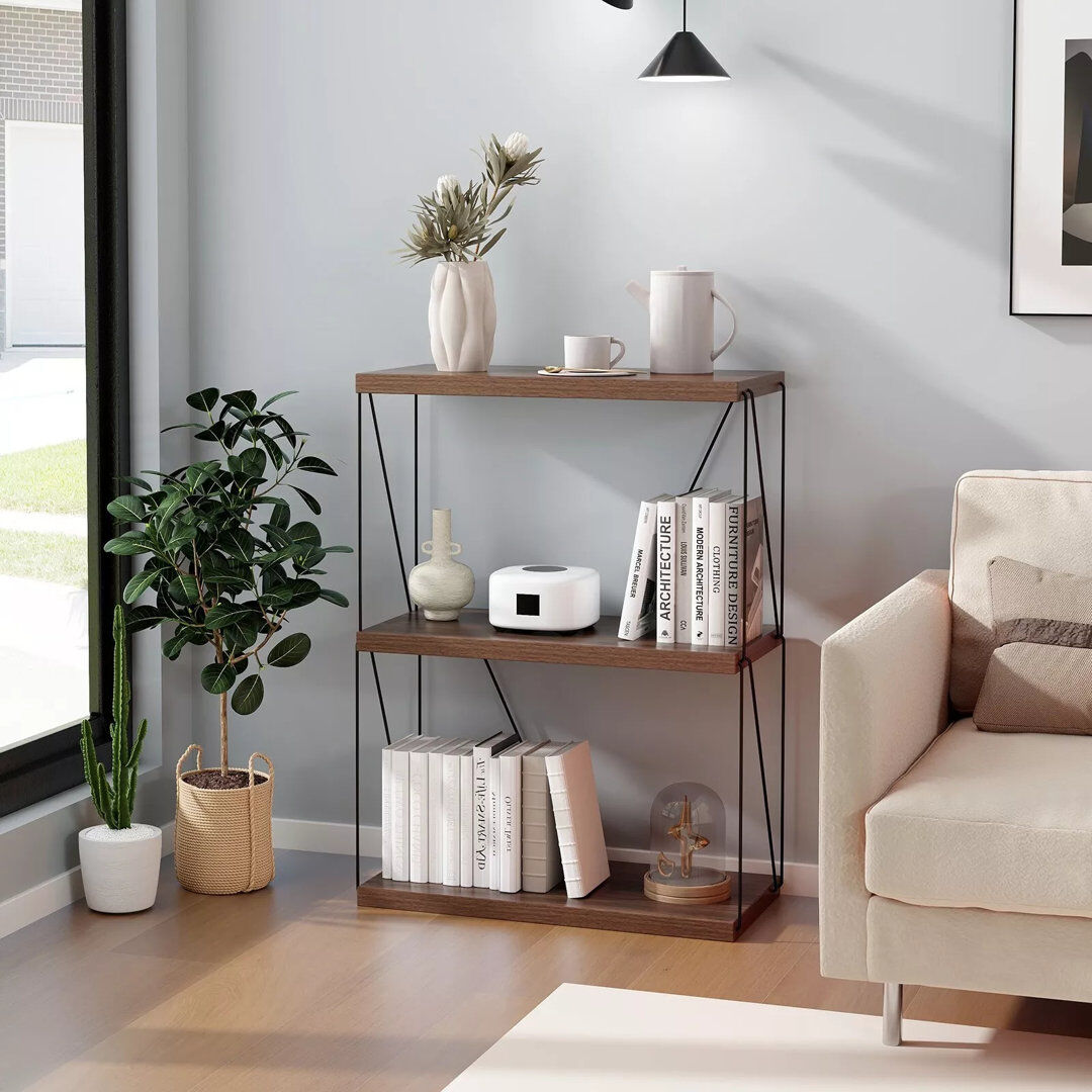 Borough Wharf 3-Tier Multipurpose Display Rack Industrial Storage Shelving Unit 82cm H X 60cm W X 29cm D
