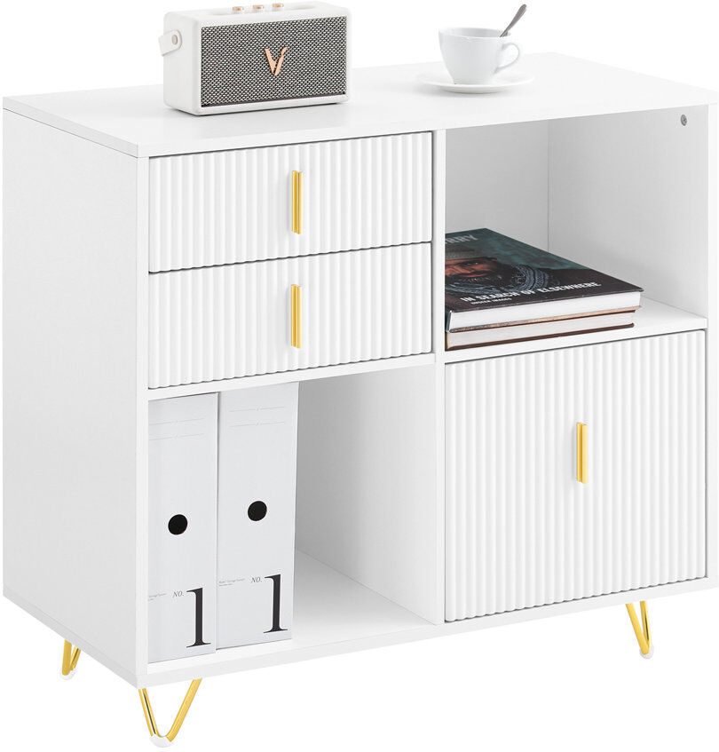 Fairmont Park Home Office File Cabinet Printer Stand Storage Cabinet Side Cabinet 16.5cm H X 105cm W X 47.5cm D