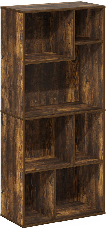 17 Stories Daly 42.13cm H x 18.9cm W Bookcase Amber Pine 107cm H X 48cm W X 24cm D