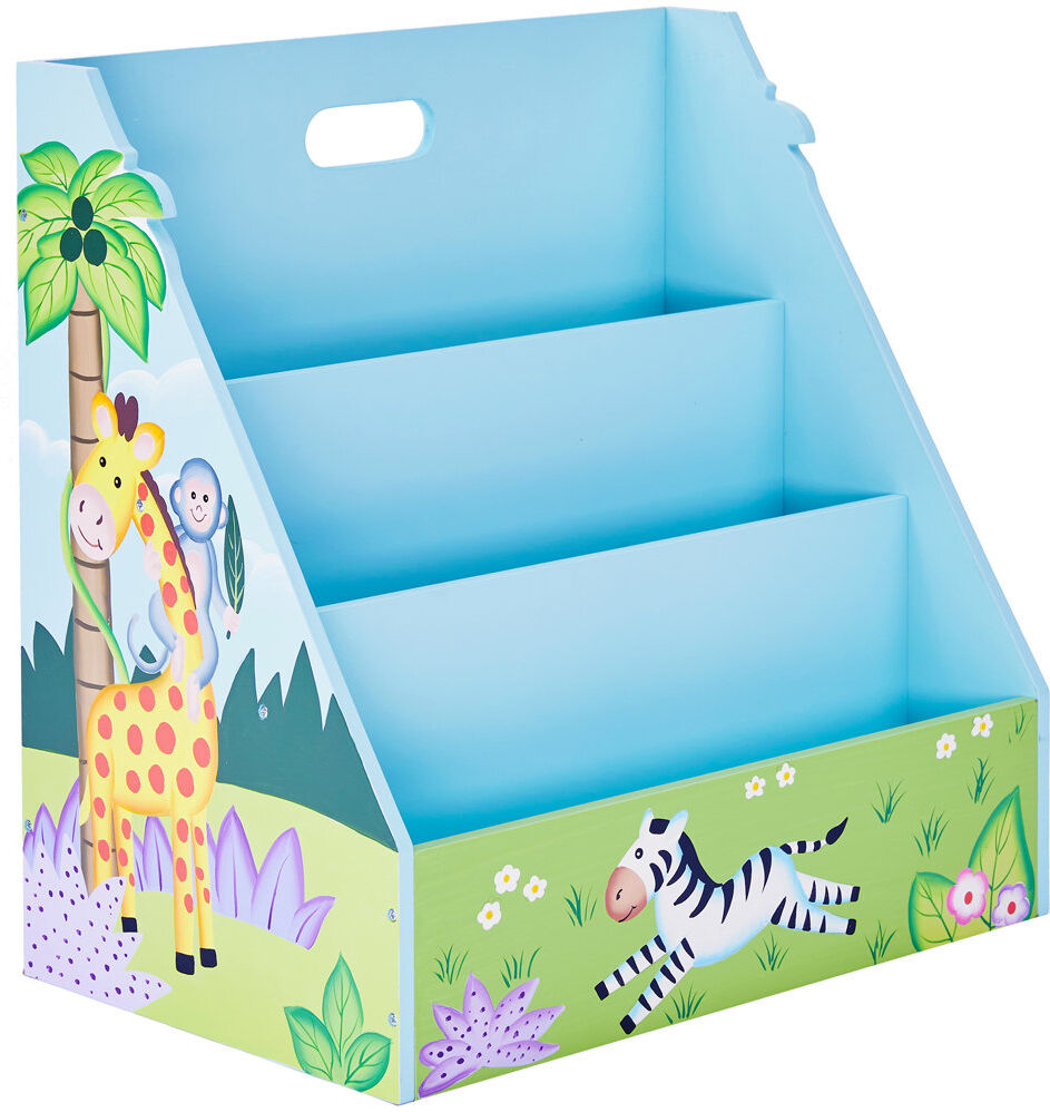 Fantasy Fields by Teamson Kids Sunny Safari 47.63cm Book Display Blue 47cm H X 29.54cm W X 47.63cm D