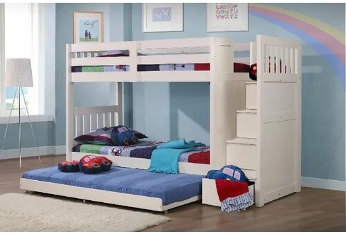 The Children's Furniture Company Neutron Single (3') Bunk Bed with Trundle and Drawers The Children's Furniture Company  - Size: 58cm H X 46cm W X 49cm D The Children's Furniture Company Neutron Single (3') Bunk Bed with Trundle and Drawers The Children's Furniture Company  - Size: 58cm H X 46cm W X 49cm D