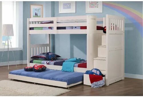 The Children's Furniture Company Neutron Single (3') Bunk Bed with Trundle and Drawers The Children's Furniture Company  - Size: 58cm H X 46cm W X 49cm D