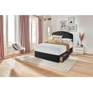 Silentnight upholstered premium Divan bed - base only brown 38.0 H x 91.44 W cm