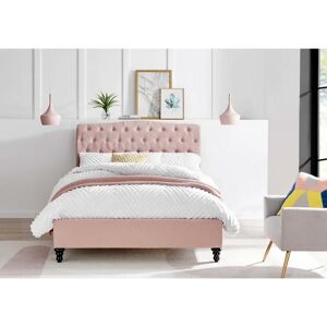 Three Posts Fairfield Upholstered Bed Platform pink 123.0 H x 192.0 W x 216.0 D cm