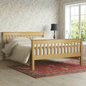 Three Posts Callensburg Bed Frame brown/green/white/yellow 94.0 H x 102.0 W x 206.0 D cm