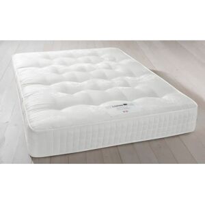 Silentnight Layezee Upholstered Bed with Mattress gray/white 63.0 H x 150.0 W cm