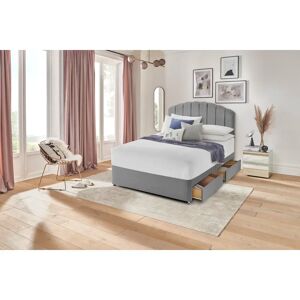 Silentnight upholstered premium Divan bed - base only gray/brown 38.0 H x 182.88 W cm
