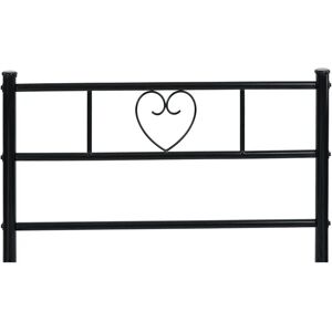 Three Posts Aaru Bed Frame white/black European Double (140 x 200cm)