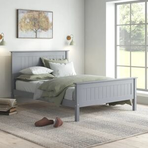 Three Posts Boyertown Bed Frame white Double (4'6)