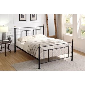 Three Posts Laidman Bed Frame black 121.0 H x 149.0 W x 203.0 D cm