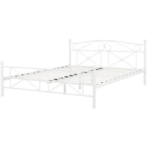 Three Posts Albrightsville Bed Frame white 92.0 H x 160.0 W x 200.0 D cm