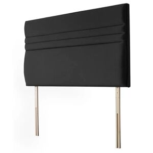 Silentnight Roma Upholstered Headboard black 67.0 H x 135.0 W x 9.0 D cm