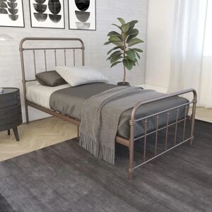 Three Posts Aanya Bed Frame gray 106.68 W cm