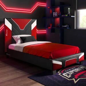 CERBERUS Single (3') Panel Bed by X Rocker red