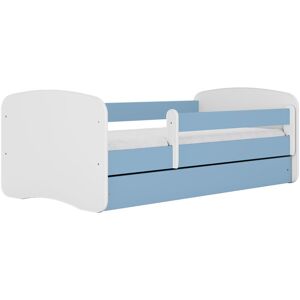 Zipcode Design Cicero Drawer Convertible Bed and Mattress Blue European Toddler (80 x 180cm)
