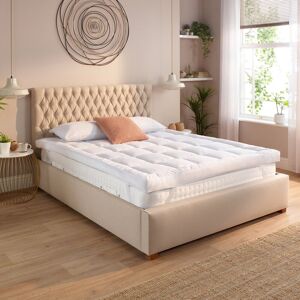 Slumberdown Sleep Soundly Climate Control Extra Deep 10cm Mattress Topper White Super King (6')