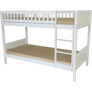 Isabelle & Max Étienne Single (3') Standard Bunk Bed white 140.0 H x 98.0 W x 200.0 D cm