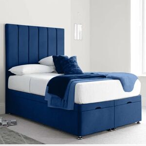 Canora Grey PORTLAND PLUSH DIVAN OTTOMAN blue Kingsize (5')