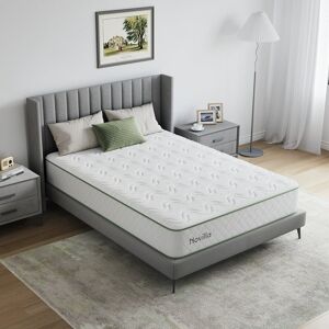 Novilla 27cm Ortho Memory Foam Pocket Sprung Zoned Mattress Small Double (4')