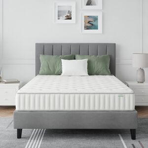 White Noise Emberlynn 23cm Memory Foam Pocket Sprung Mattress Super King (6')