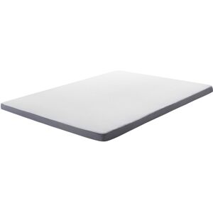 Symple Stuff Bournon 6cm Memory Foam Mattress Topper White European Kingsize (160 x 200 cm)