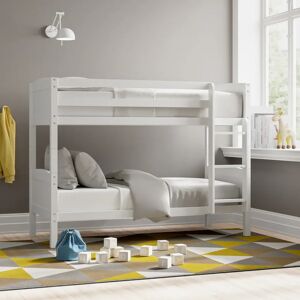 Zipcode Design Isabela Standard Bunk Bed white/black 149.0 H x 75.0 W x 197.0 D cm