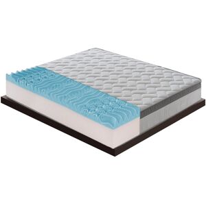 Symple Stuff Memory Foam Mattress - 26 cm High - 6 cm Memory Foam - Removable Cover - 9 Comfort Zones Talara 180 x 200 cm