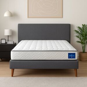Bedzonline Pocket Sprung Memory Foam Mattress, Medium-Firm, Breathable, Orthopaedic Support Double (4'6)