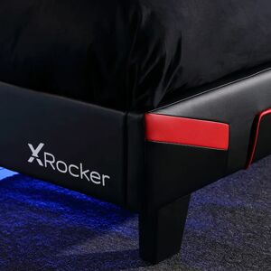 CERBERUS Single (3') Panel Bed by X Rocker red/black